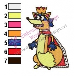 Swiper King Dora Embroidery Design